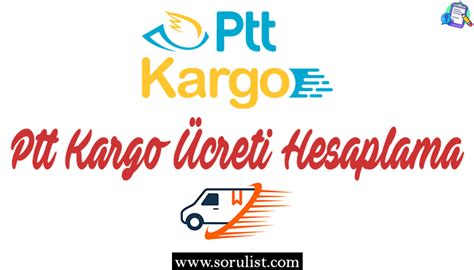 Ptt kargo ücret hesaplama